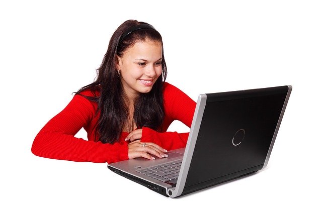 Práce na notebooku